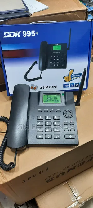 DDK 995+ GSM Desk Phone With Dual Sim.