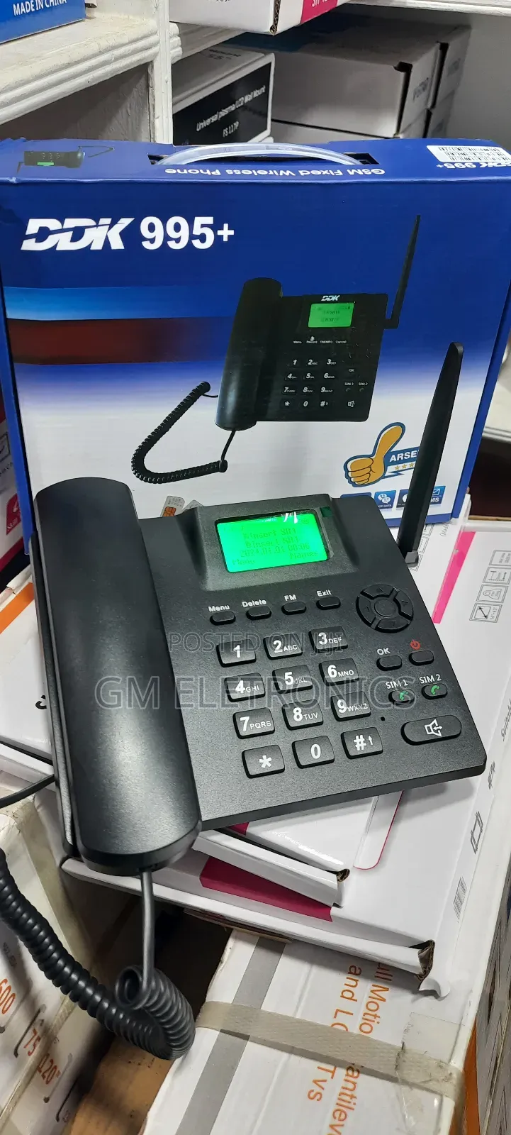 DDK 995+ GSM Desk Phone With Dual Sim.