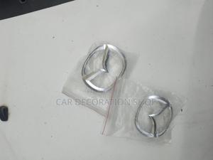 Mazda Silver Steering Logo in Different Sizes - thumbnail 2
