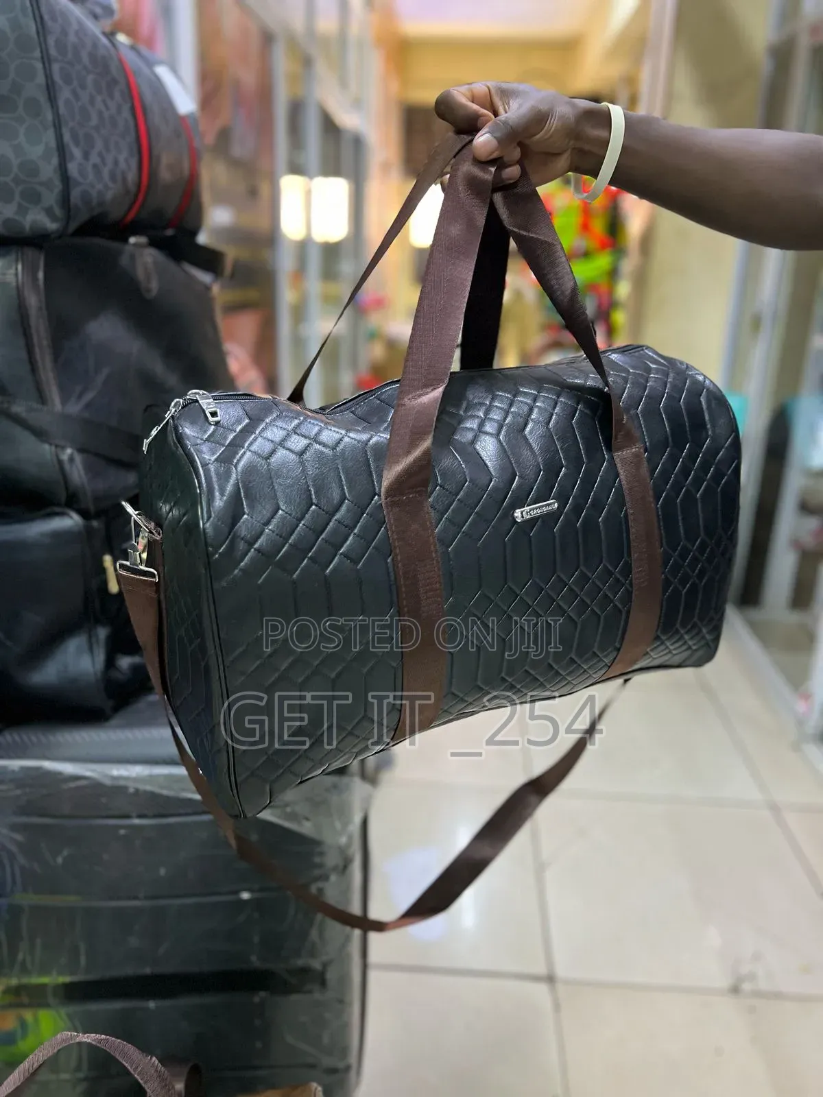 *High Quality Leather Duffel Bag