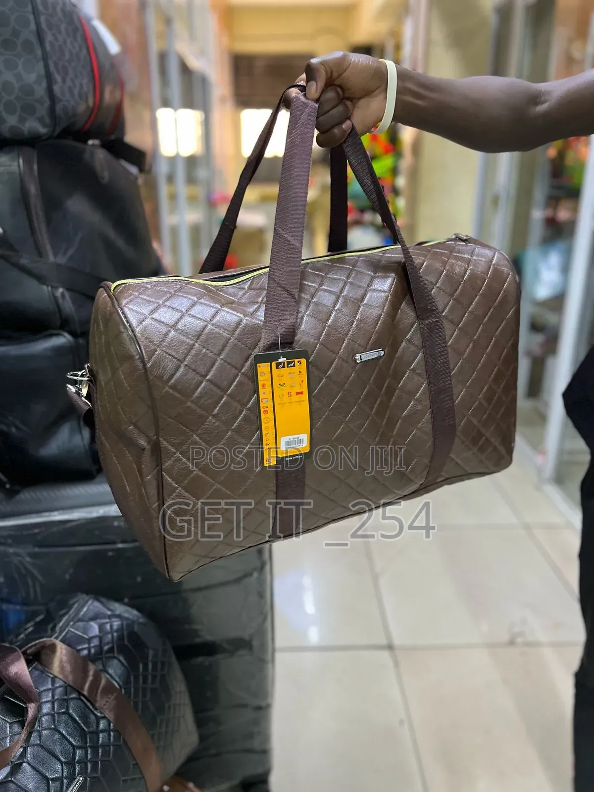 *High Quality Leather Duffel Bag