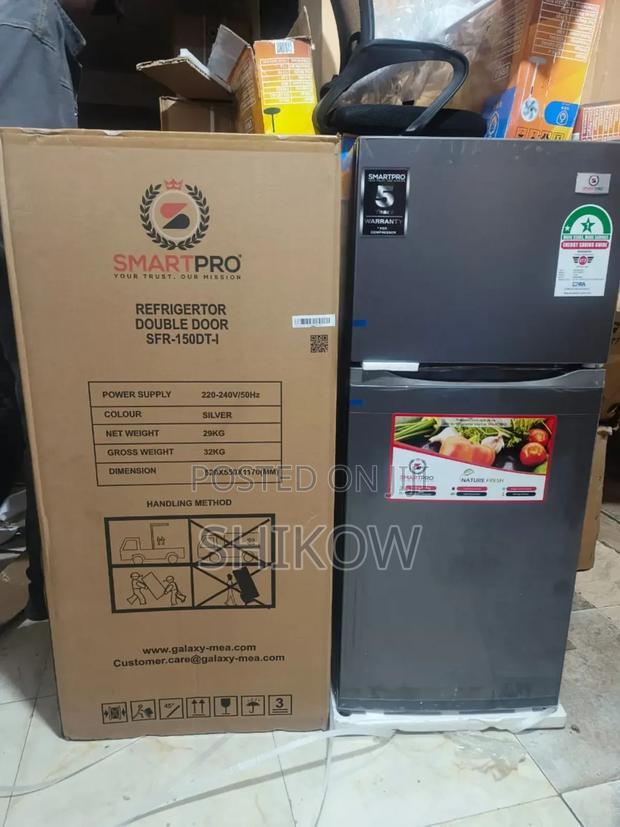 Smart Pro SFR-150-Dt-I Double Door Refrigerator, 121l
