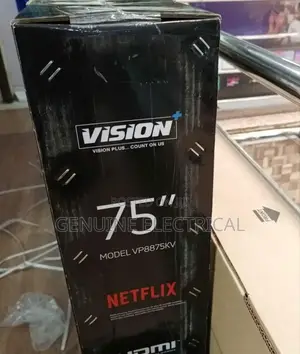 Vision 75 Inches Smart Android Vidaa Tv