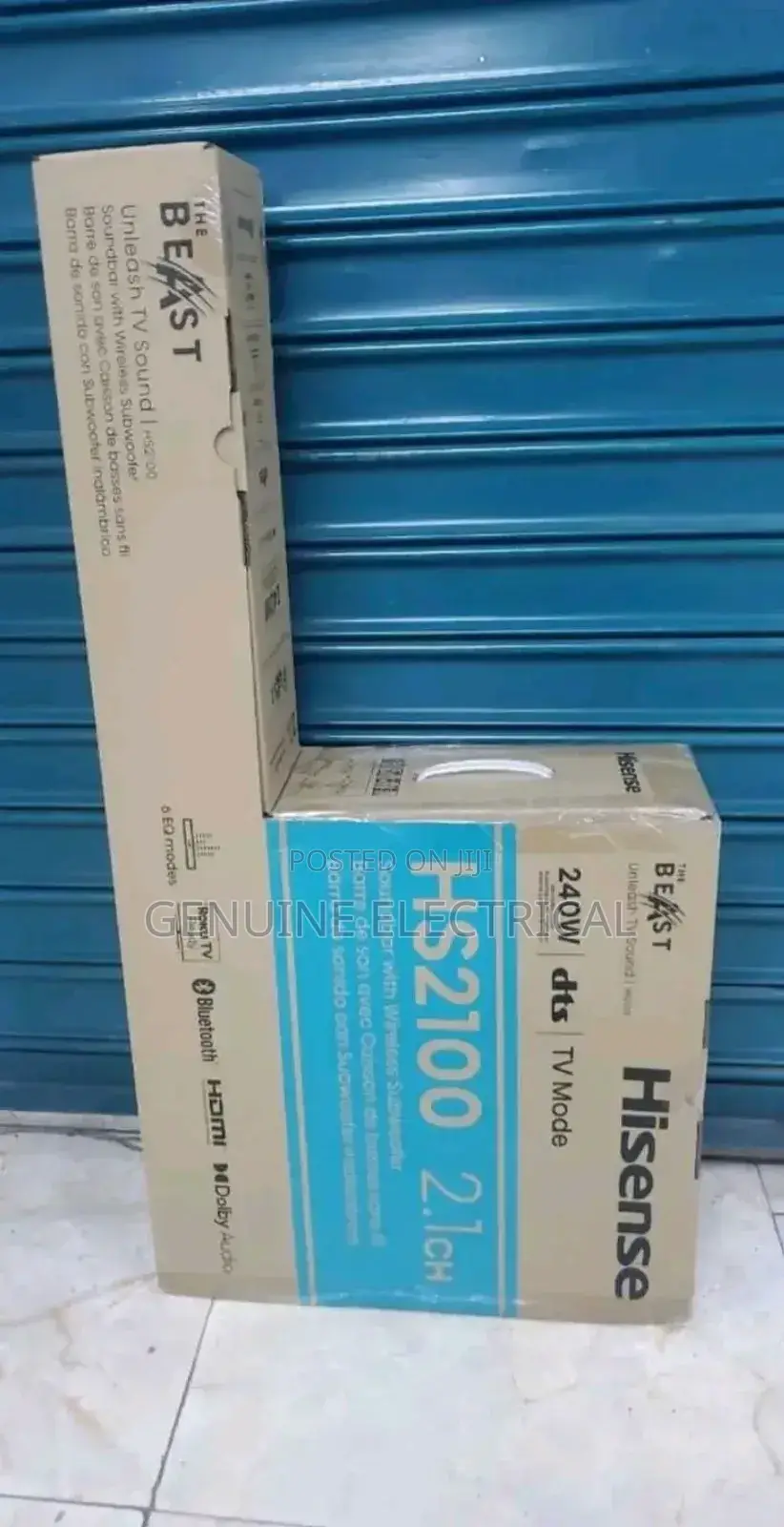 Hisense Hs2100 Soundbar the Beast