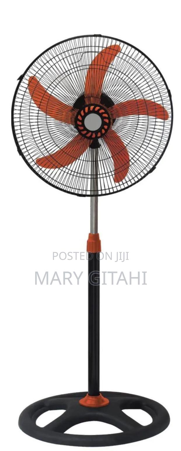 18" Premier Stand Fan With Heavy Duty Round Base