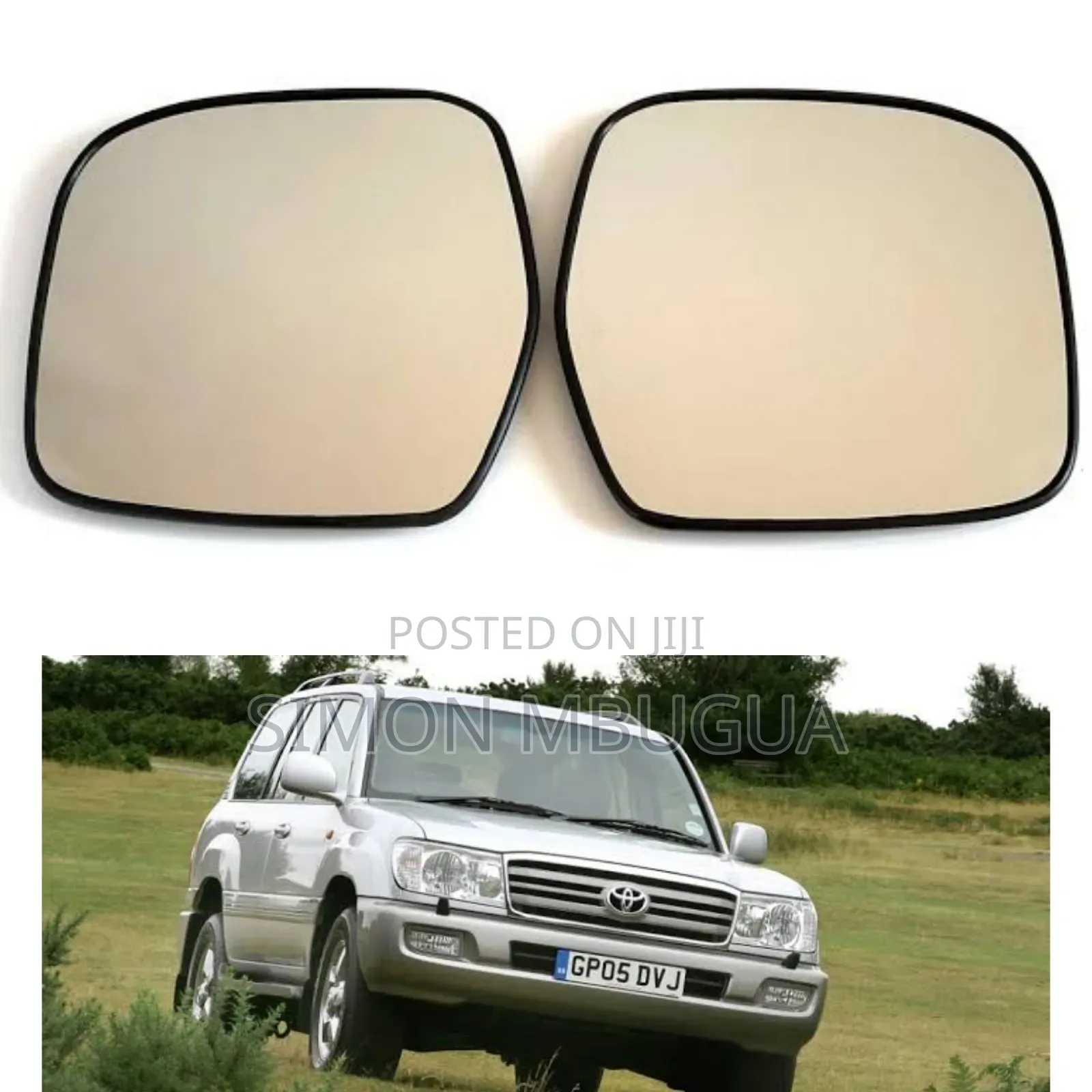 Toyota Land Cruiser Fj100 Side Mirror Glass