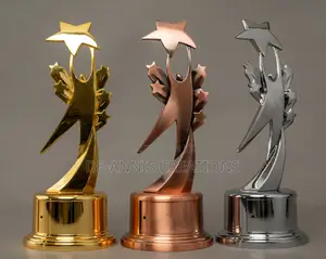 Gold, Silver, Bronze Trophies