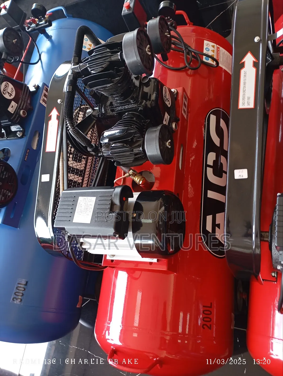 Compressor 300l 3hp 3piston Aico Japan