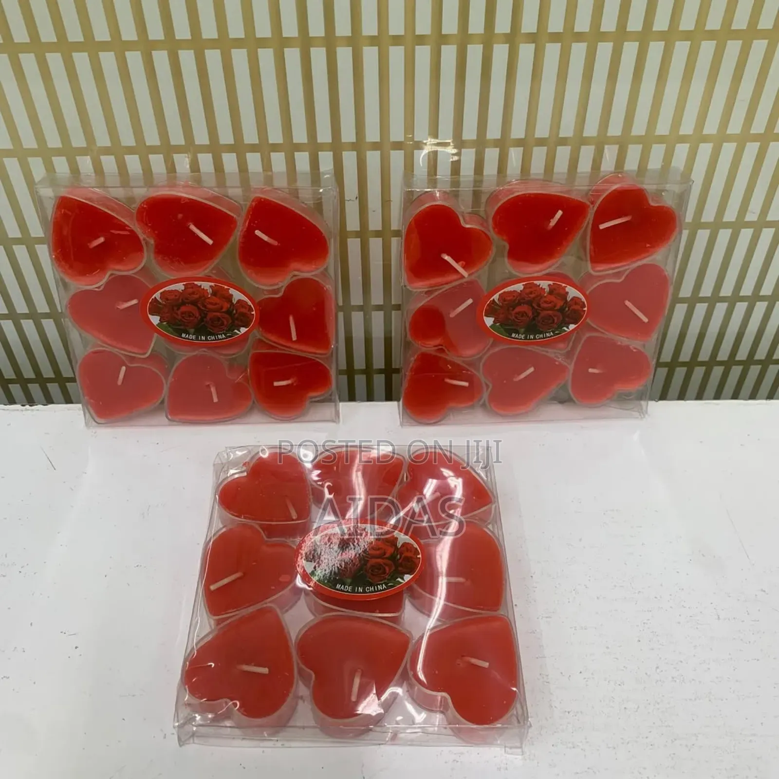 Love Heart Mini Candles