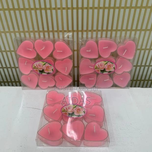 Love Heart Mini Candles - thumbnail 4