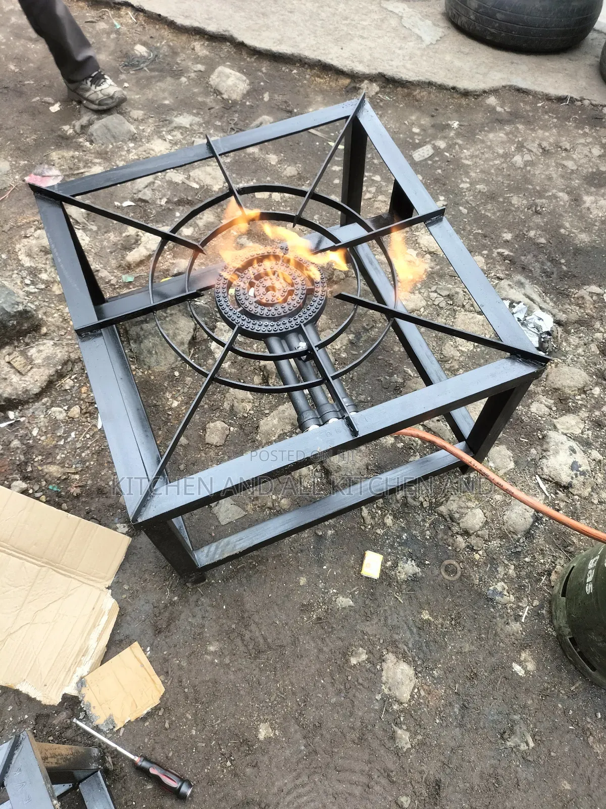 Mild Steel 1--Burner Gas Cooker