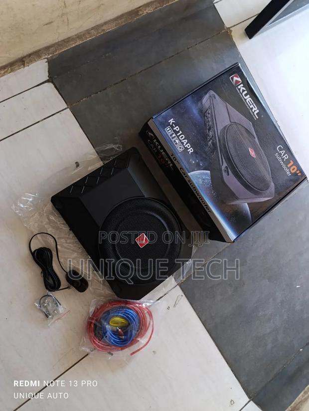 Kuerl 10" 800w Slim Underseat Subwoofer