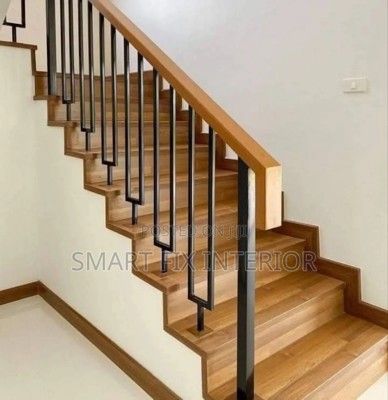 Staircase Step, Handrail and Finishes Installation
