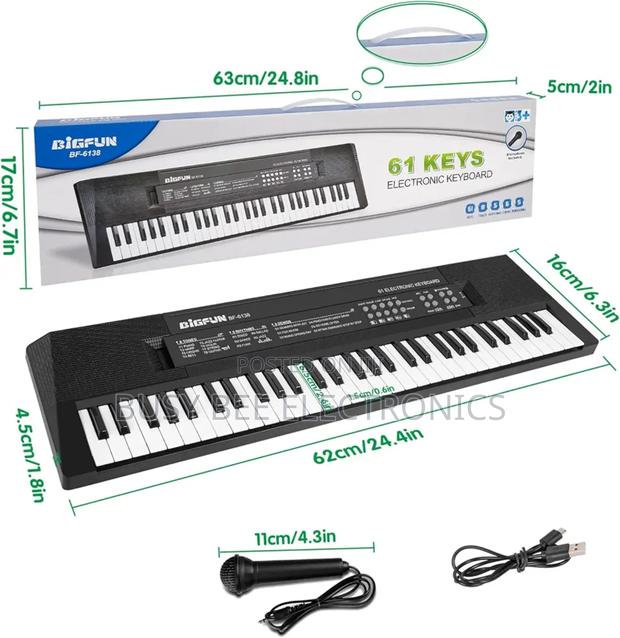 Bf-6138 61 Keys Electronic Keyboard - main view