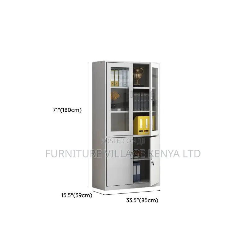 Office Cabinets; Two Door Metallic Office Steel Cabinet