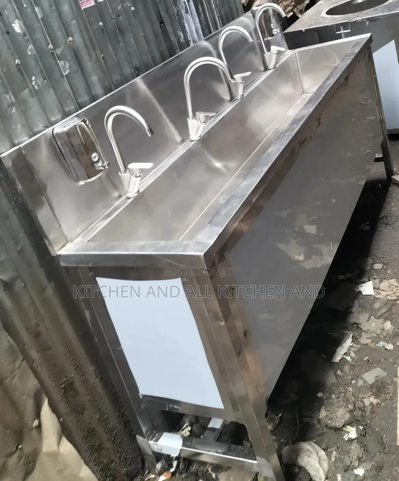Trough Sink Available (Stainless Steel)
