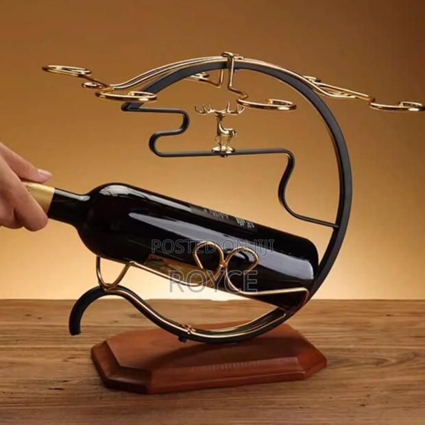 Golden Deer Wine Set Rack - thumbnail 3