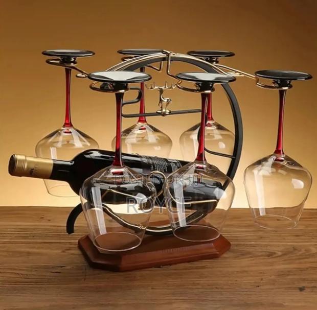 Golden Deer Wine Set Rack - main view