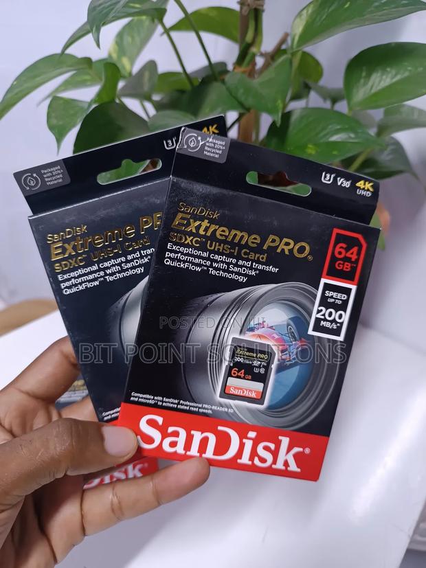 Sandisk 64gb Extreme Pro Sdhc And Sdxc 200mb/S / Sandisk 64g