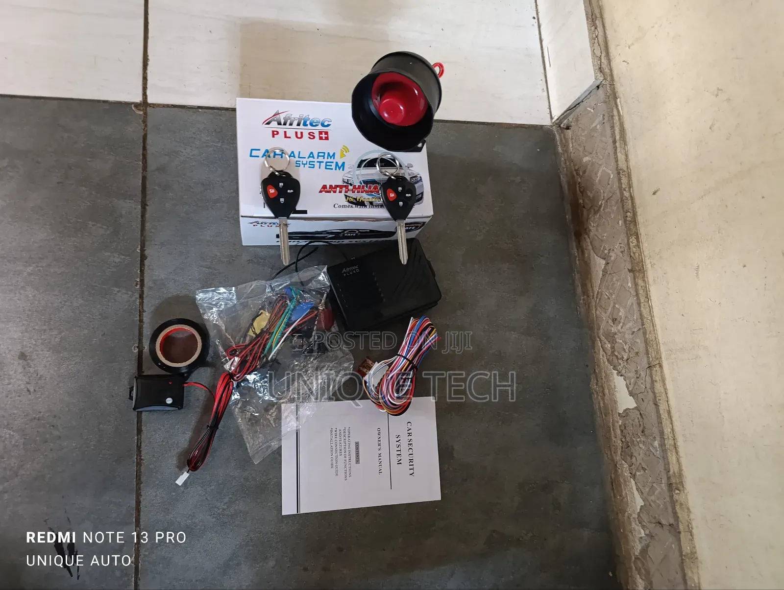 Advanced Afritec Car Alarm With Engine Cut Out