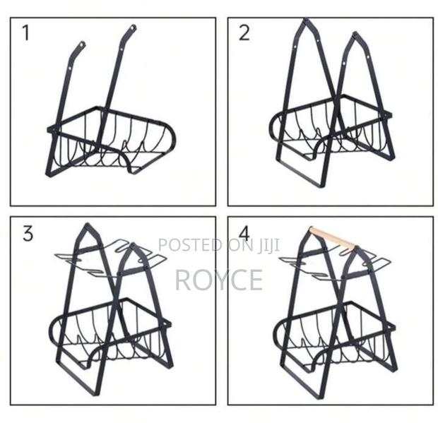 Metallic Countertop Wine Rack - thumbnail 5