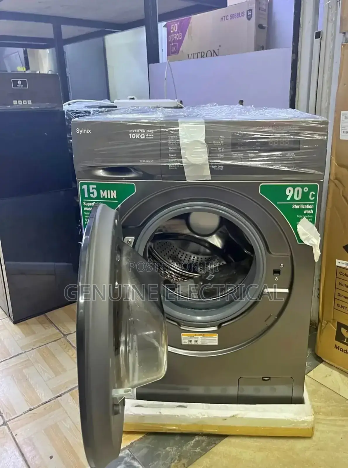 Syinix 10kgs Semi Automatic Front Load Washing Machine