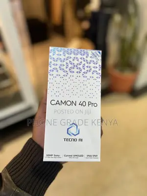 New Tecno Camon 40 Pro 256 GB Black