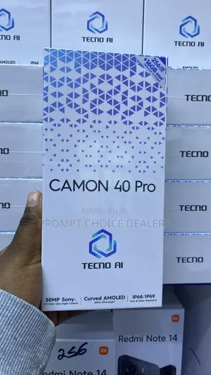 New Tecno Camon 40 Pro 4G 256 GB Black