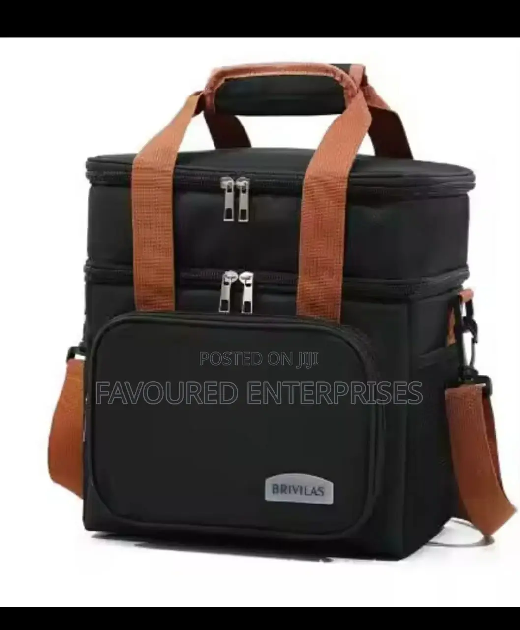 Insulated Lunch Bag Black