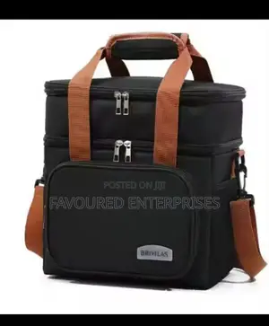Insulated Lunch Bag Black