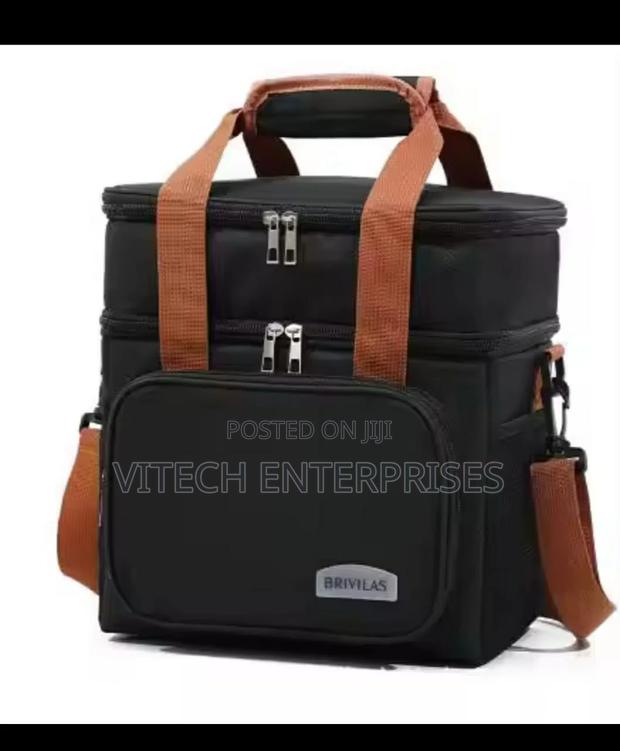 Insulated Lunch Bag Black - main view