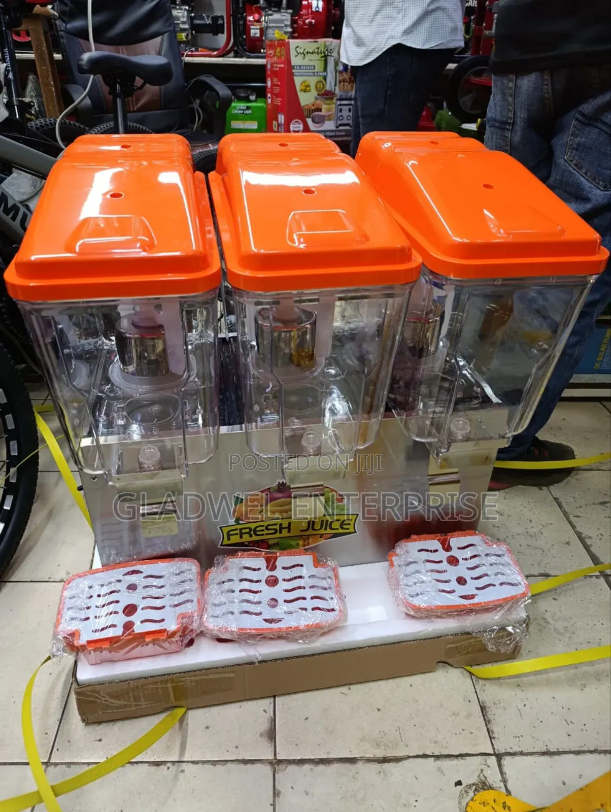 3jugs Commacial Juice Dispenser With Cooler