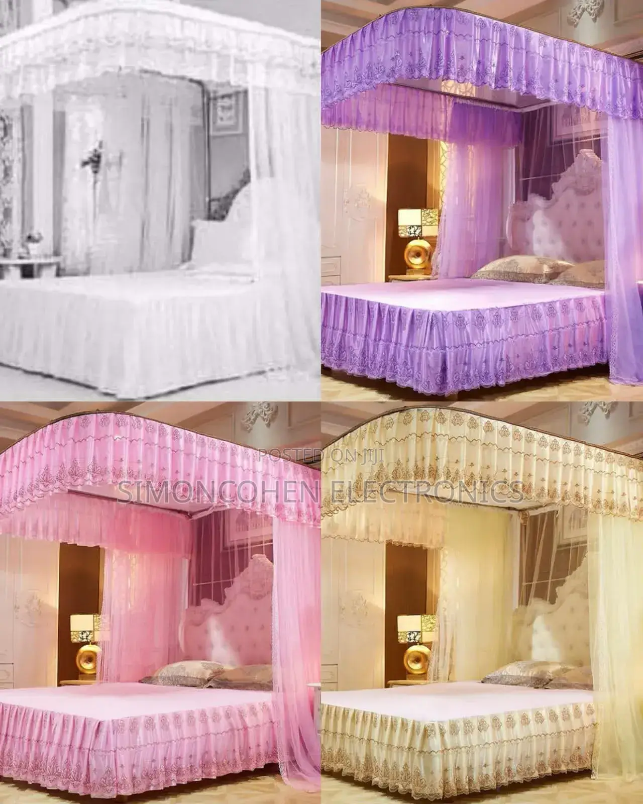 Two Stand Rail Mosquito Net