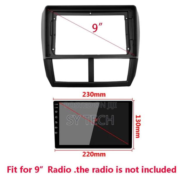 Console for Subaru Impreza 2007 - 2012 , Fits 9 Inches - main view