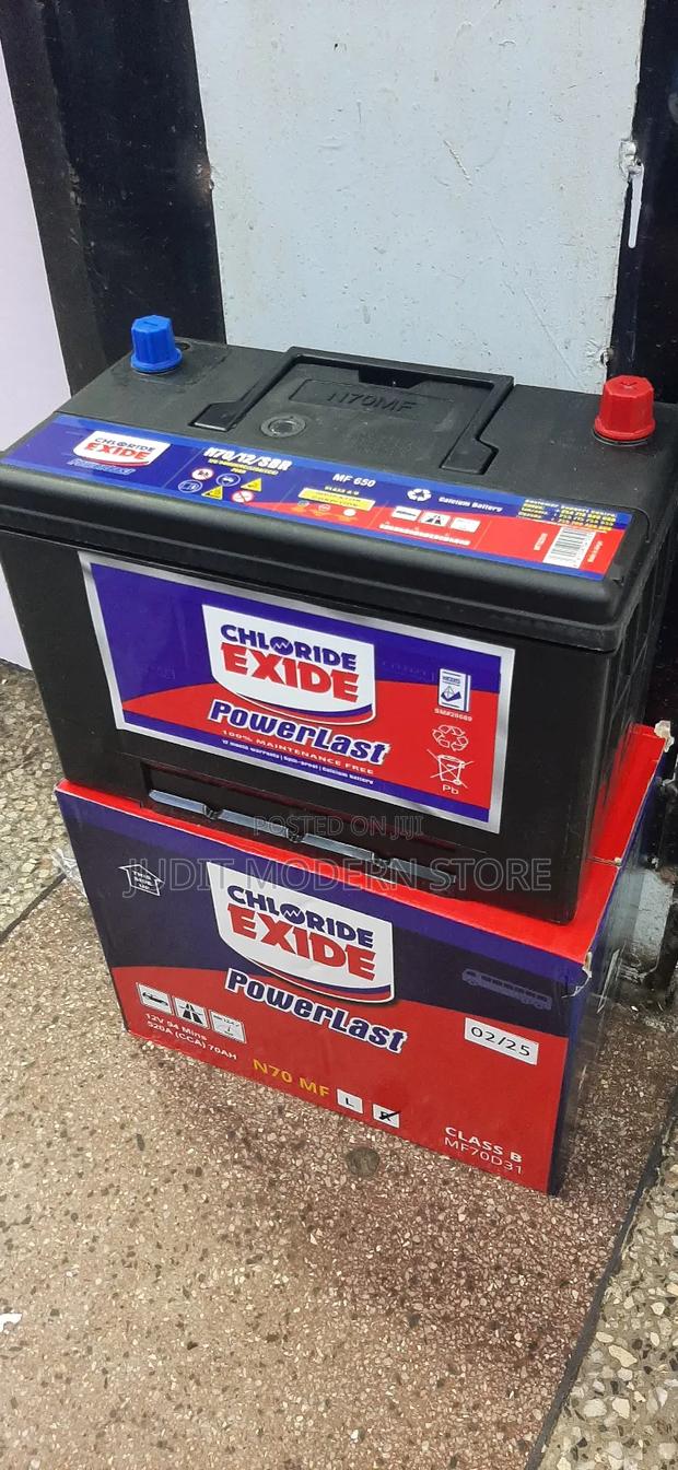 Chloride Exide N70 Maintainance Free Car Battery - main view