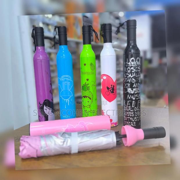 Wine Bottle Shape Foldable Umbrella - thumbnail 2