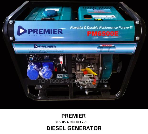 Premier 8.5kva Open Type Diesel Generator - main view