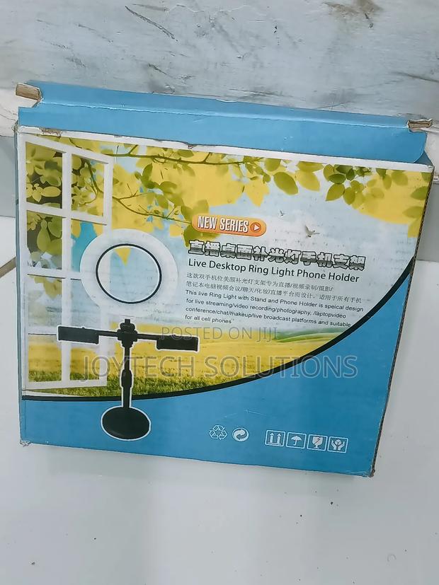 3-1 Universal Desktop Phone Holder With a Ring Light - thumbnail 5