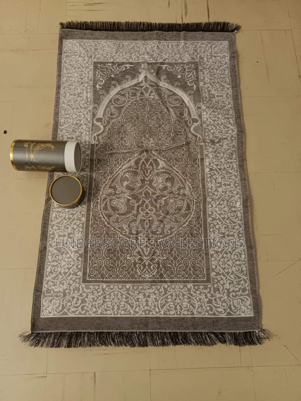 Classy Grey Muslim Prayer Mats