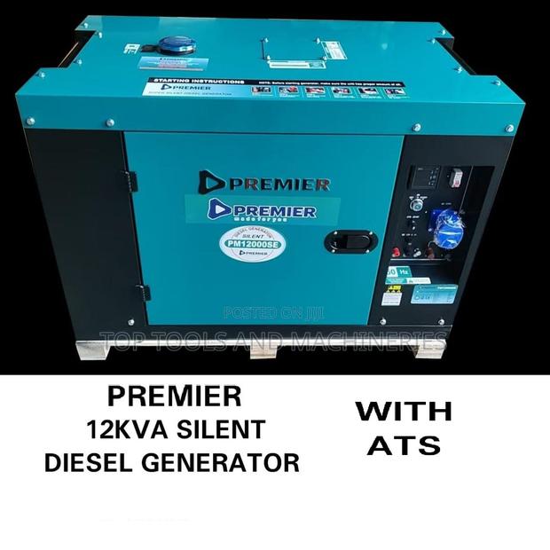 Premier 12kva 3 Phase Silent Diesel Generator With A.T.S