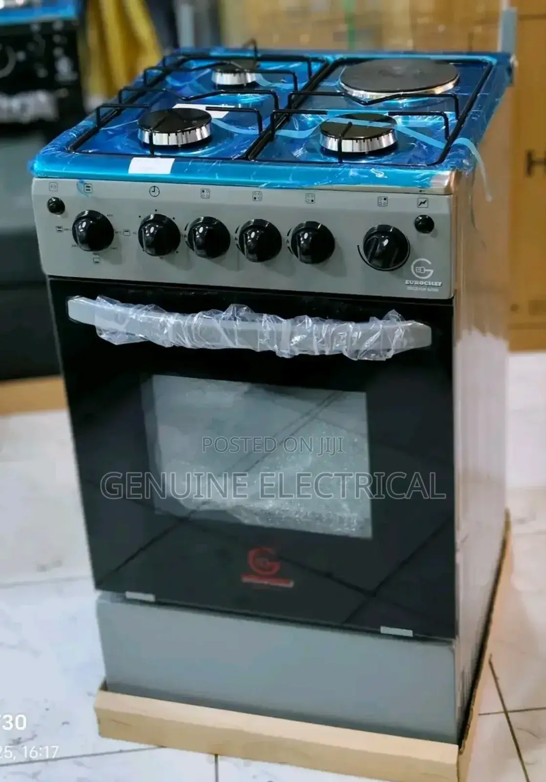 Eurochef Cooker 60*60cm Cooker With Electric Oven