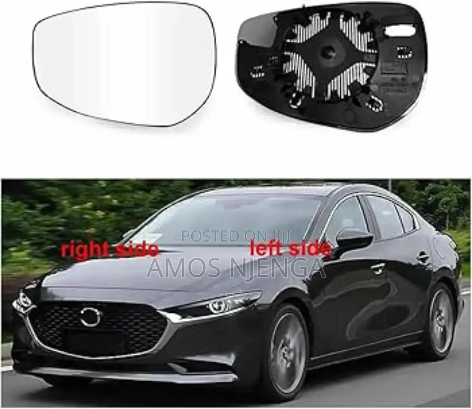Mazda Axela 2017 Sidemirror Glass