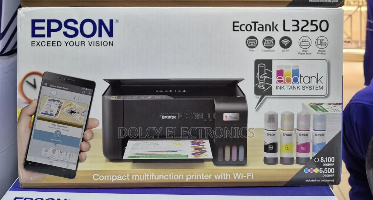 Epson Ecotank L3250 A4 Wi-Fi All-in-One Printer