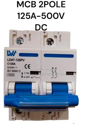 Dc Solar MCB (Miniature Circuit Breaker) 2-Pole 125 Amps - thumbnail 2