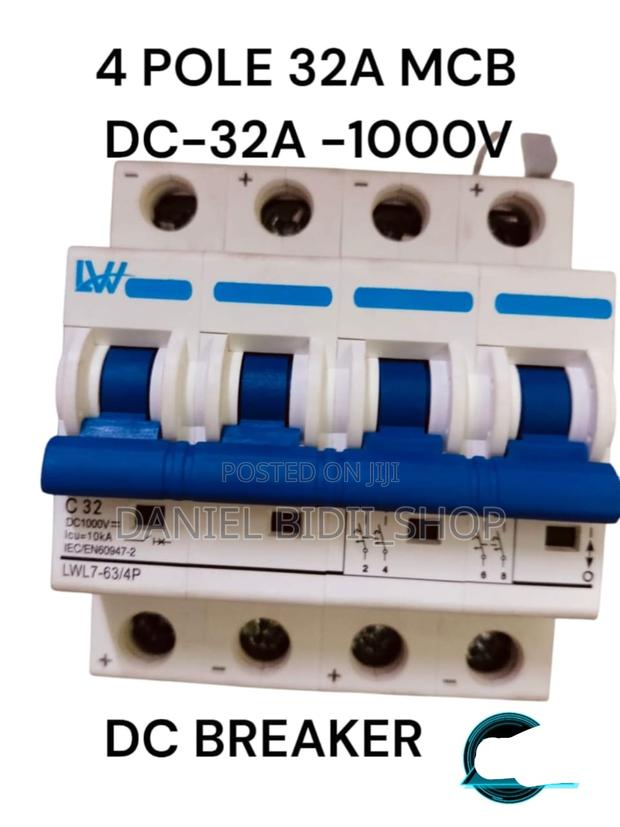 Dc Breaker 4pole 32amps Mcb 1000v