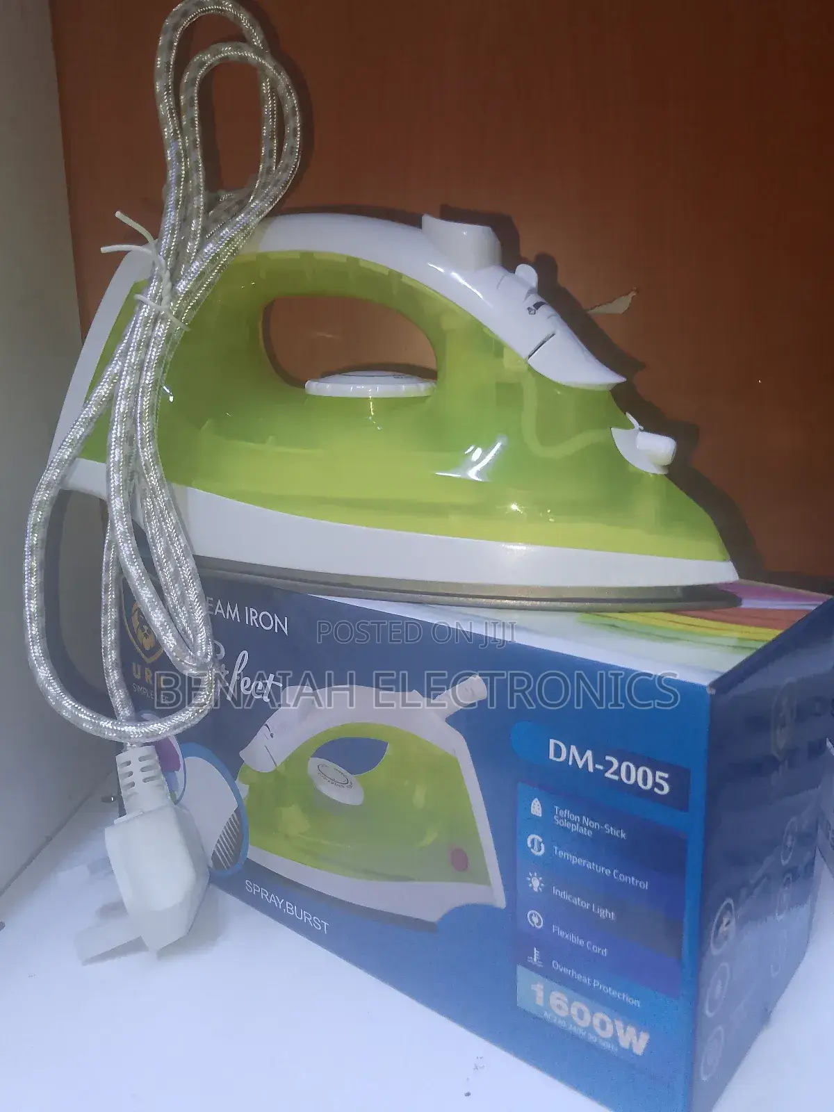 Iron Box. Urk Iron Box With Flexible Cord