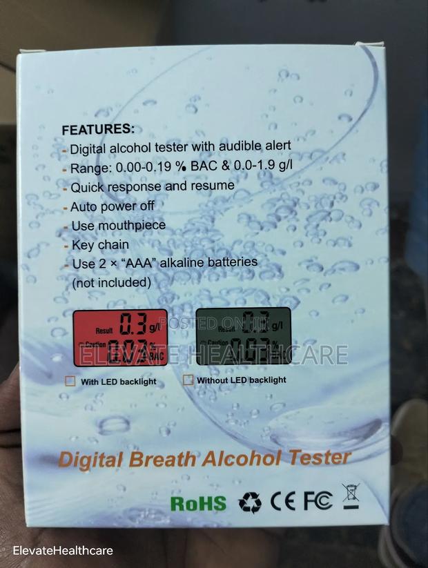 Digital Breath Alcohol Tester - thumbnail 2