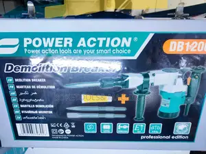 Power Action Demolition Breaker 1200 Watts 2900 Rpm