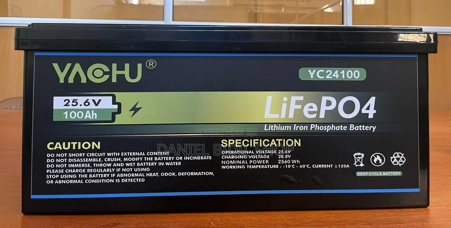 Yachu 100ah Lithium Battery 24v