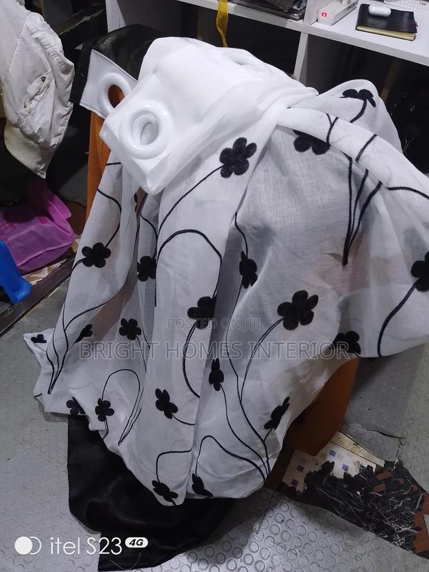 Black and White Sheers Available